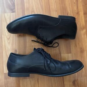 Camper men’s 9 Black leather lace-up oxfords dress shoes
